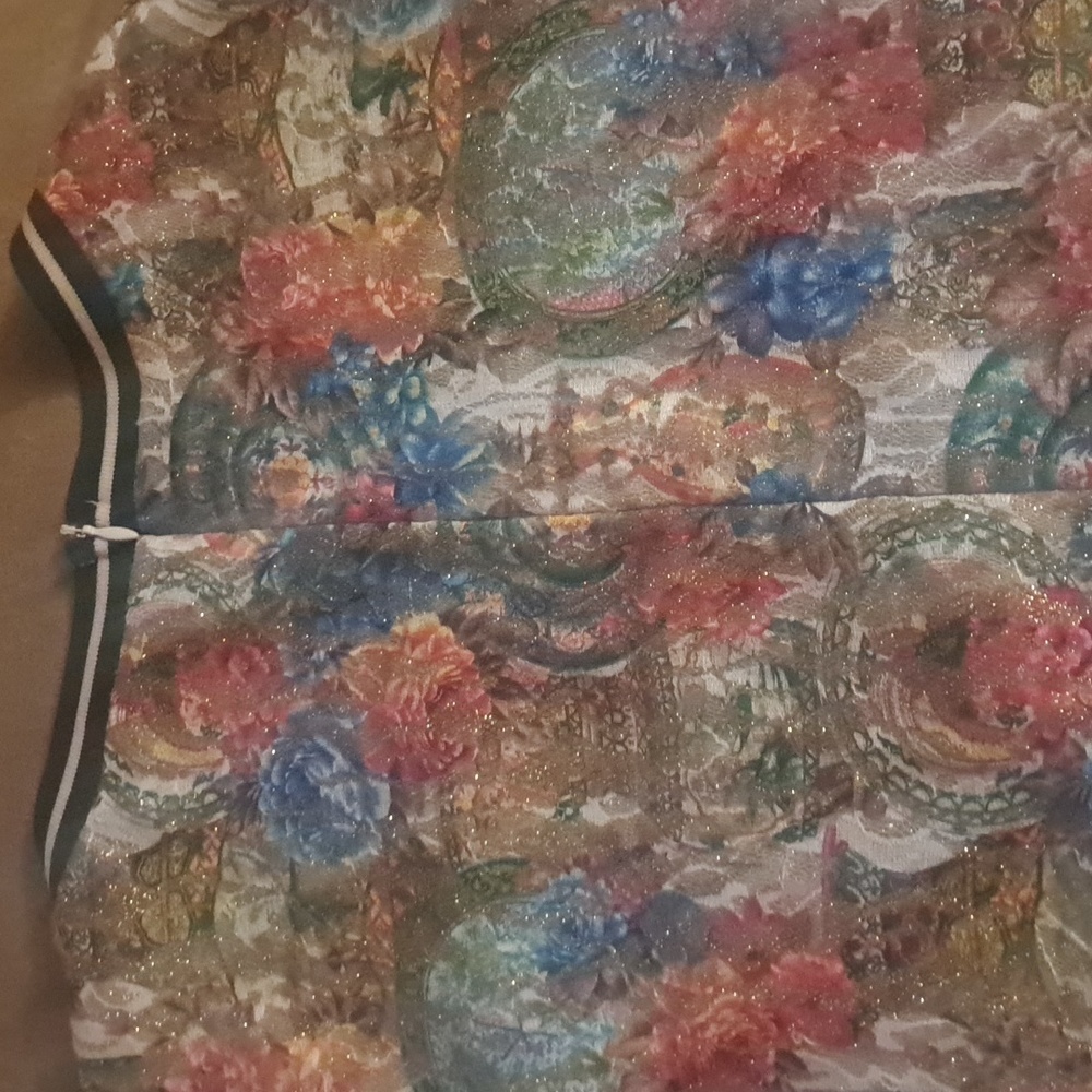 M2 Sequence And Shimmer Floral Design Zip Back To… - image 8